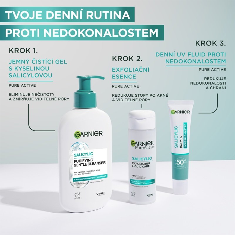 Pure Active BHA + Niacinamid UV fluid proti nedokonalostem SPF 50+ - 7